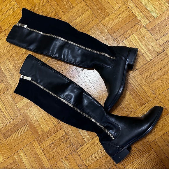 ALDO Black knee High Riding Boots - Picture 3 of 7